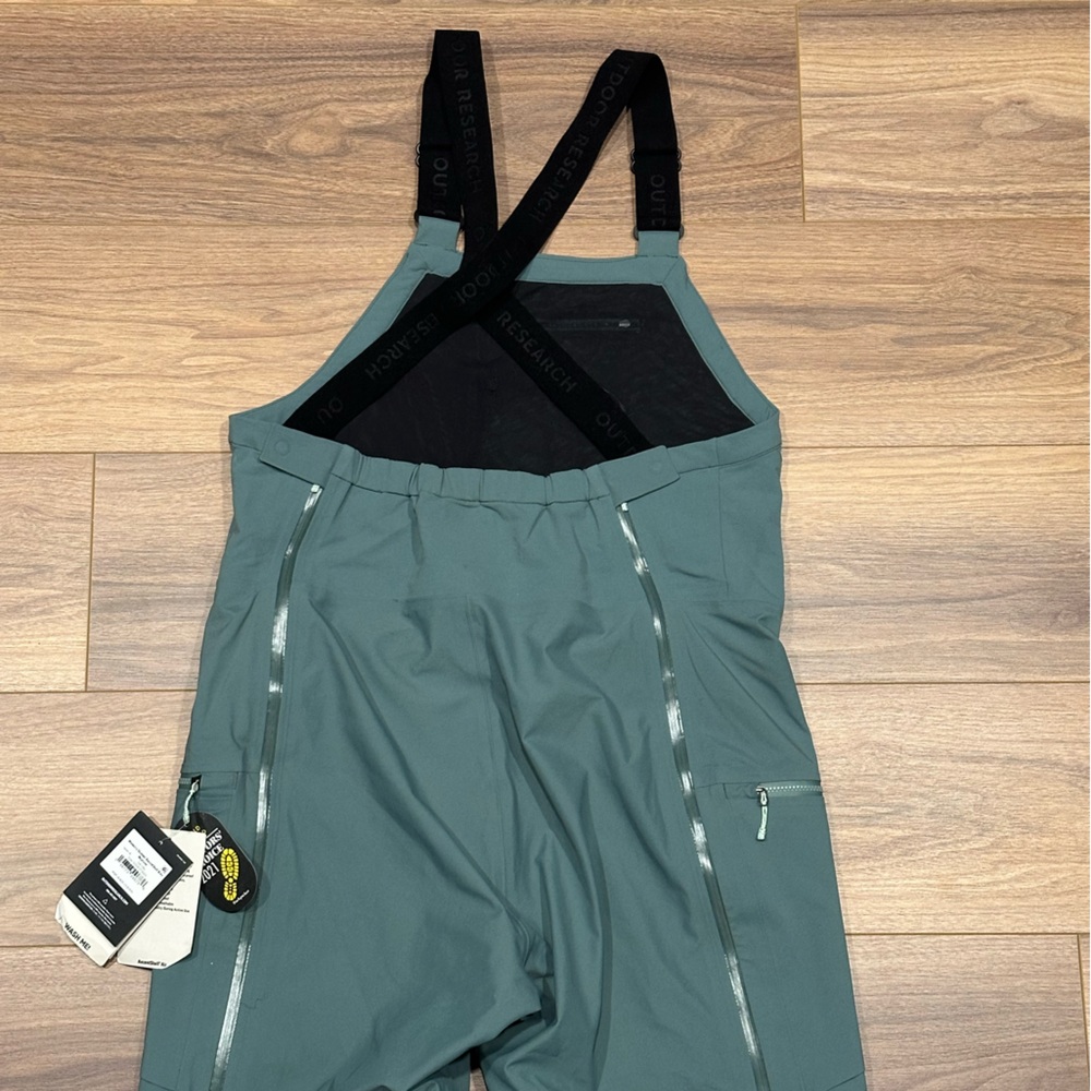 NEW Outdoor Research Skytour Ascent Shell Bibs in Neptune Teal Size Large - Picture 11 of 14